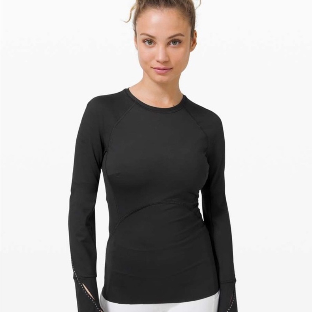 Lululemon Run Tall Long Sleeve running top. Size: 8